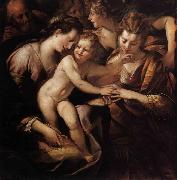 Giulio Cesare Procaccini The Mystic Marriage of St Catherine oil on canvas